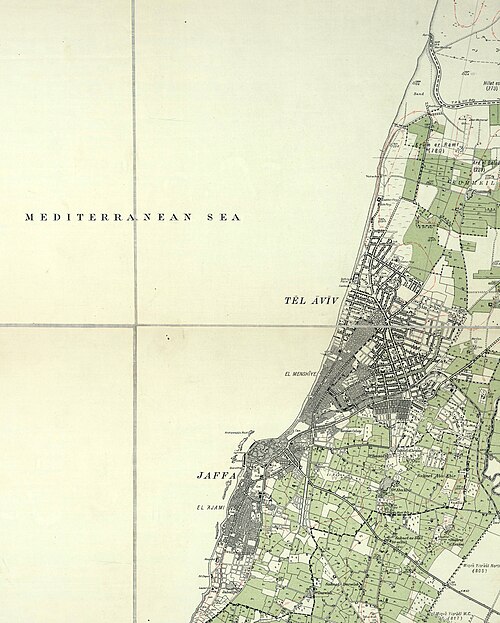 يافا 1929 1:20000