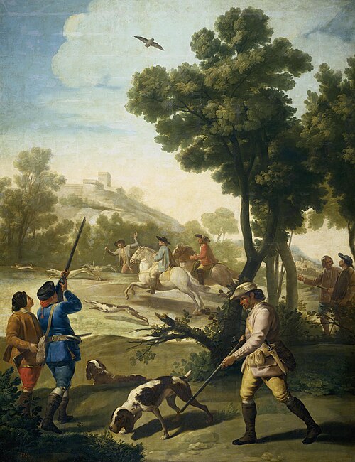 فرانسيسكو غويا، صيد السمان، 1775