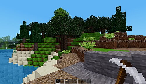 حزمة الموارد الافتراضية المرفقة مع Minetest 5.3.0
