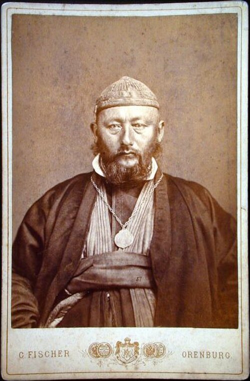 بشكير-ستارشينا مع شارة ستارشينا (ميدالية)، أورينبورغ، 1892