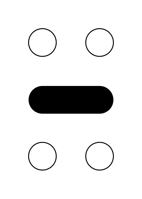 (نقاط نمط برايل - B0) (نقاط نمط برايل - B0)