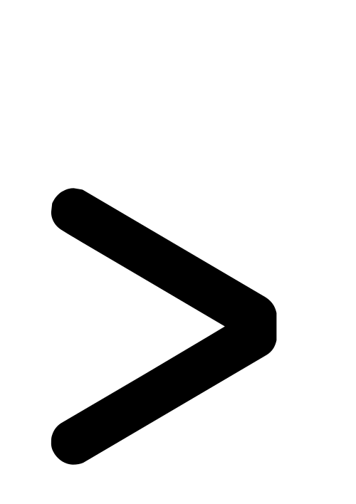 علامة أكبر من