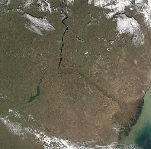 Terra/MODIS، 10-10-2001.