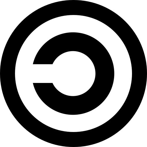 🄯، حرف "c" معكوس داخل دائرة