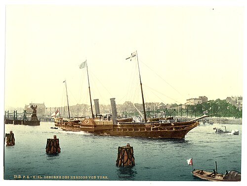 صورة فوتوغرافية ملونة للفنان إتش إم واي أوزبورن، حوالي عام 1895