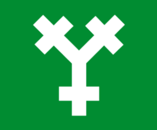 Flag of Midtre Gauldal Municipality