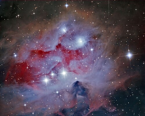 NGC 1977، سديم الرجل الراكض، التقطها W4SM باستخدام تلسكوب PlaneWave CDK مقاس 17 بوصة، لويزا، فرجينيا