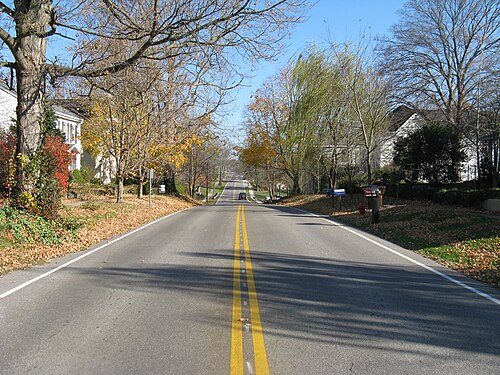 Main Street Hanover, Indiana.