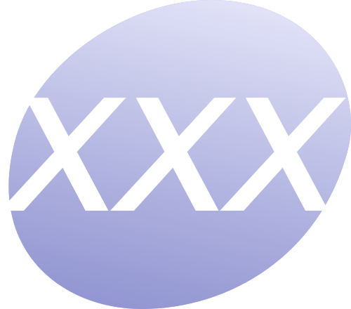 أيقونة دائرية تحمل الأحرف "xxx"