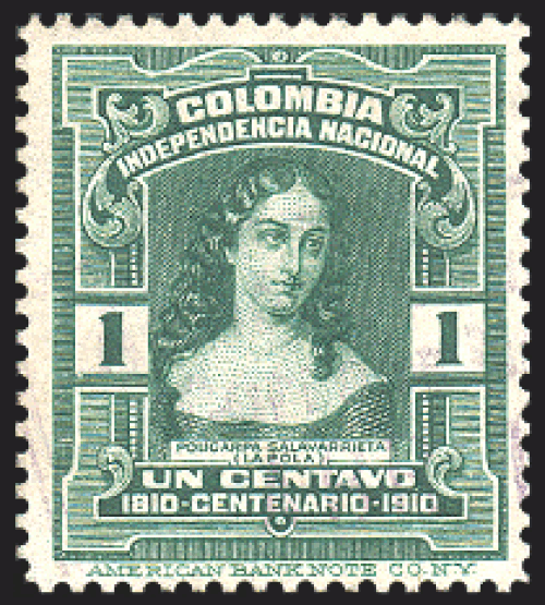 طابع تذكاري بقيمة سنت واحد (1910)