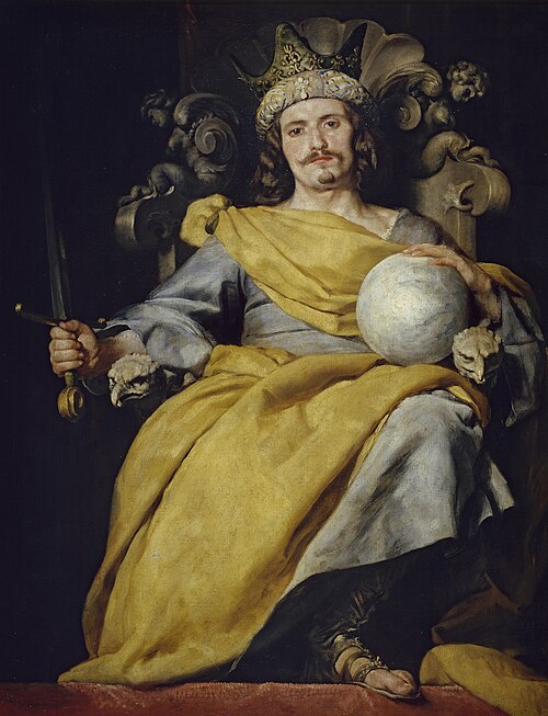 صورة مثالية لملك إسباني، 1643