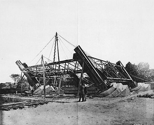 18 يوليو 1887: بدء تشييد الأعمال المعدنية