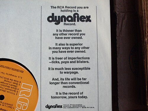 غلاف داخلي لألبوم RCA Dynaflex