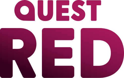 شعار Quest Red مستخدم من 7 أبريل 2020 إلى 12 يناير 2026