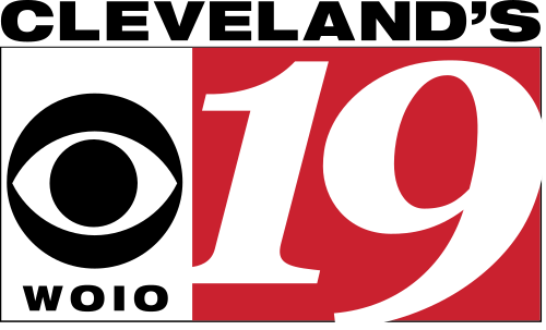في الأعلى، كلمة "CLEVELAND'S" بخط عريض ذي نهايات مزخرفة؛ إلى اليسار، شعار عين CBS باللون الأسود؛ إلى اليمين، مربع أحمر عليه الرقم "19" باللون الأبيض بخط بدون نهايات مزخرفة.