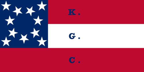 علم فرسان الدائرة الذهبية