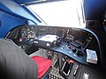 فرنسا: رؤية كاملة لعناصر التحكم في الكابينة في مجموعة SNCF TGV Duplex.