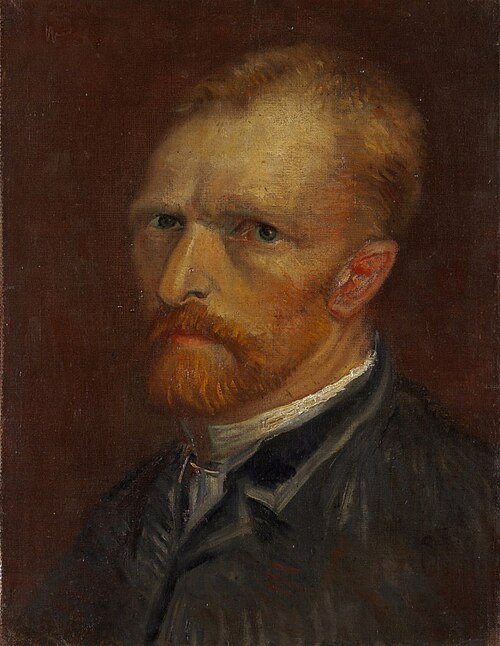 بورتريه ذاتي، خريف 1886، باريس، متحف دن هاج، لاهاي (F187v)