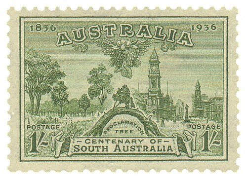 طابع بريدي، أستراليا، 1936