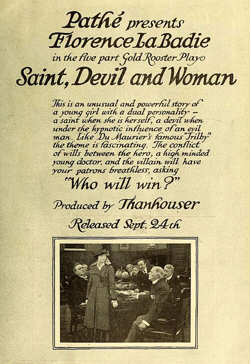 القديس والشيطان والمرأة (1916)