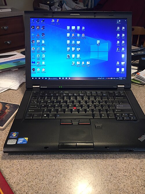 جهاز T410 يعمل بنظام التشغيل Windows 10