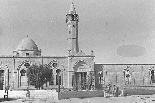 الجامع الكبير في بئر السبع عام 1948