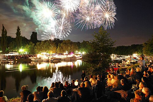 مهرجان Laternenfest في Peißnitzisland