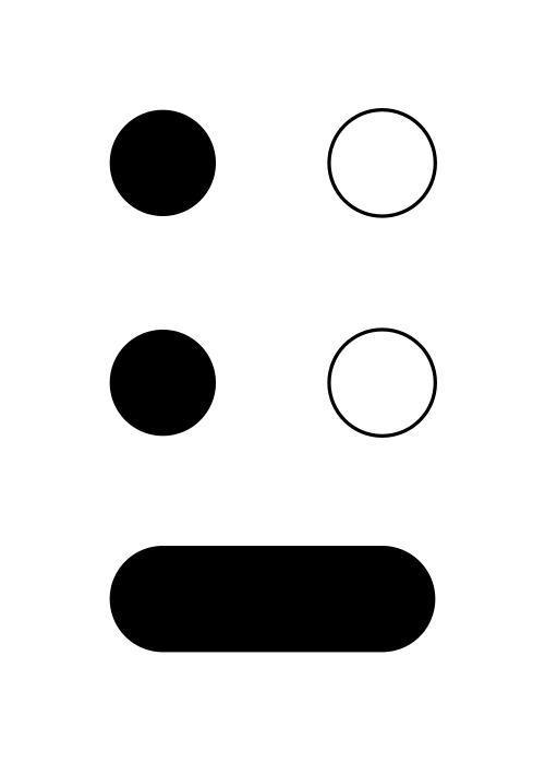 (نقاط نمط برايل - C12)