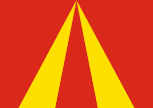 Flag of Rollag Municipality