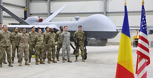 تم نشر طائرة MQ-9 Reaper في القاعدة خلال مناورة Dacian Reaper-20