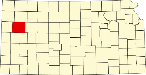 State map highlighting Logan County