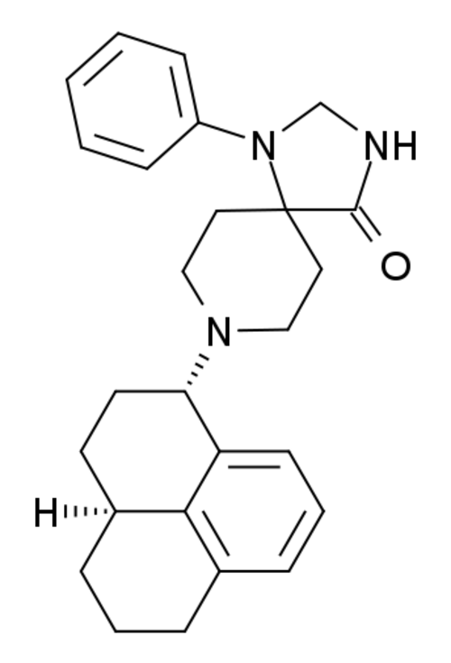 التركيب الكيميائي لـ Ro64-6198.