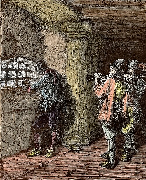 رجل في قناع الحديد، بقلم ألفونس دي نوفيل (ج. 1872)
