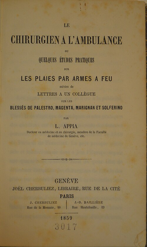 كتاب صدر عام 1859 من تأليف المؤسس المشارك لويس أبيا