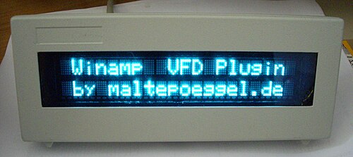شاشة عرض VFD النقطية