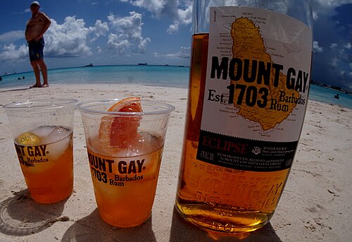 Mount Gay Rum cocktails.