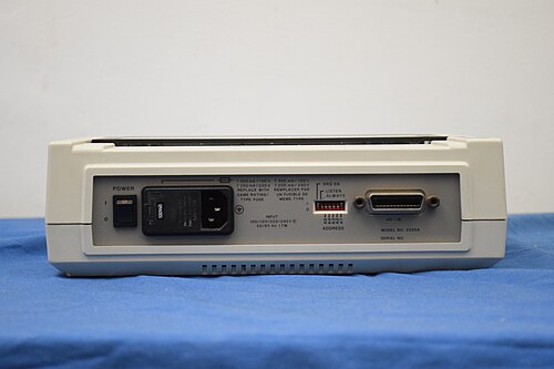 طابعة HP ThinkJet 2225A مزودة بمنفذ IEEE 488