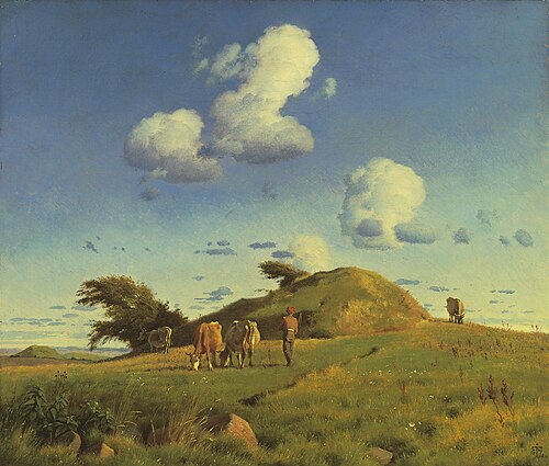 Hankehøj بقلم يوهان توماس لوندبي (1847)
