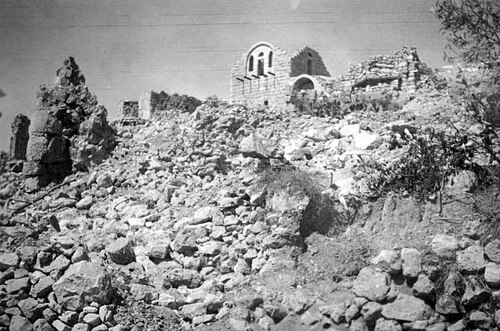 سوبا، أكتوبر 1948، بعد بدء عملية الهدم