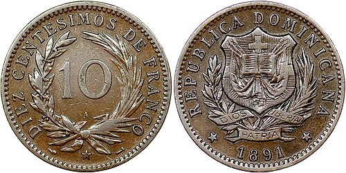 1891 عشرة سنتيسيموس