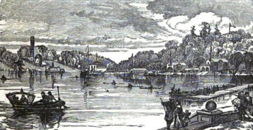 رسم الفنان للصف (حوالي 1860-1871)