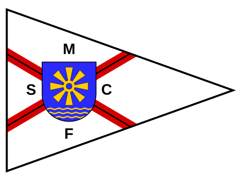 Flag of the Segel-Motorboot-Club Friedrichshafen, without background