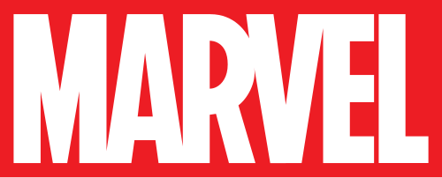 خلفية حمراء مع حروف بيضاء تشكل كلمة Marvel