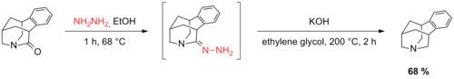 Scheme 19. Reduction of a twisted amide
