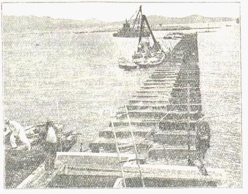 اكتمال بناء سد البحر الشرقي في ميناء يانتاي عام 1919