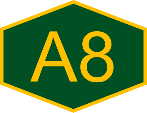 شعار الطريق السريع A8