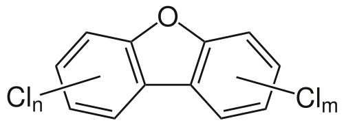 Polychlorinated dibenzofurans