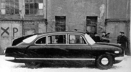 1955 تاترا 603، النموذج الأولي الأخير في كوبريفنيس، مورافيا