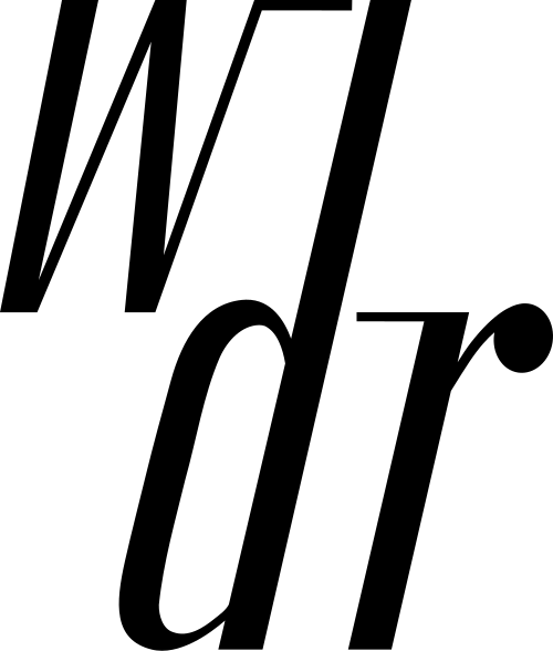الشعار الأول والأصلي لمحطة WDR المستخدم من عام 1956 إلى عام 1970.