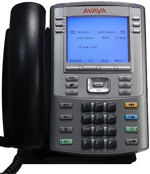 هاتف Avaya IP 1140E مع دعم تقنية PoE